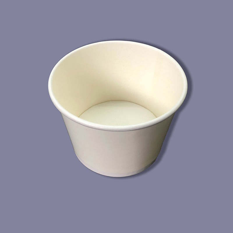 White Ice Cream Cup