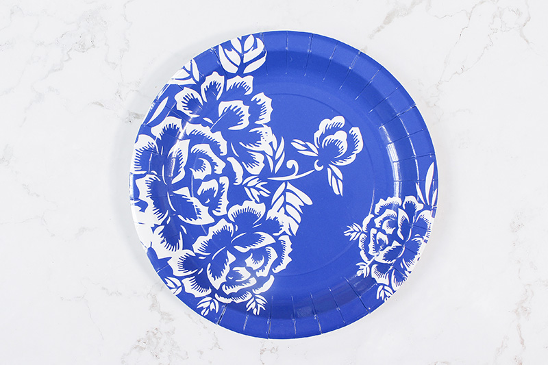 Round Paper Plate Made of Virgin Paper Cardboard 7in A