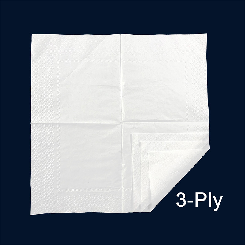 100 Luncheon Napkins 4x Folded