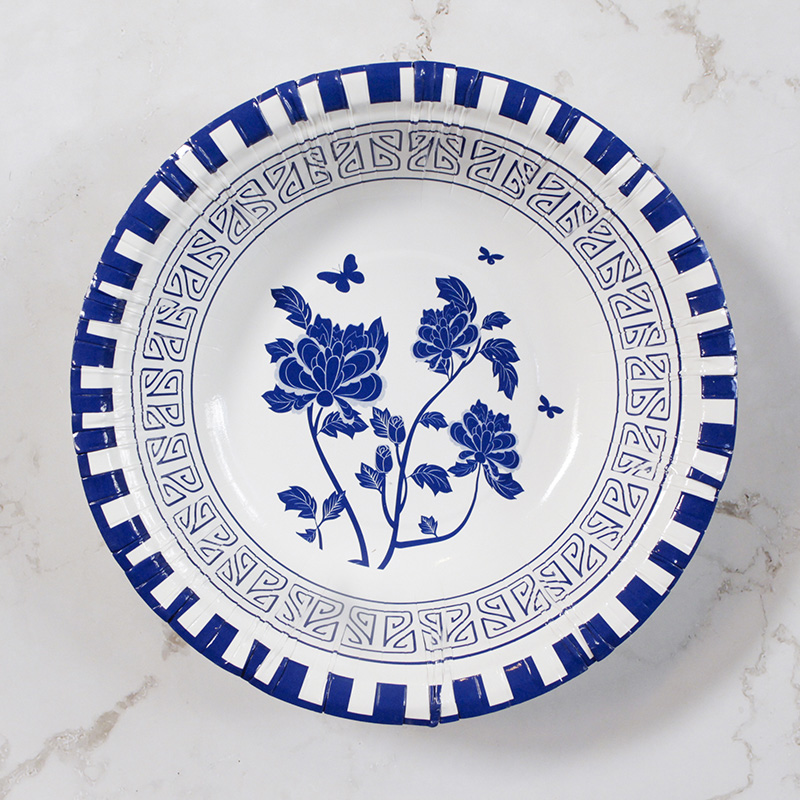 Paper Bowl Made of Virgin Paper Cardboard 6in